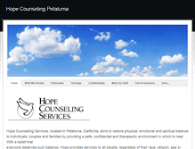 Tablet Screenshot of hopecounselingpetaluma.com